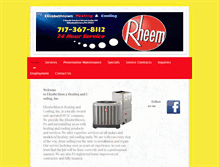 Tablet Screenshot of elizabethtownheatingandcooling.com